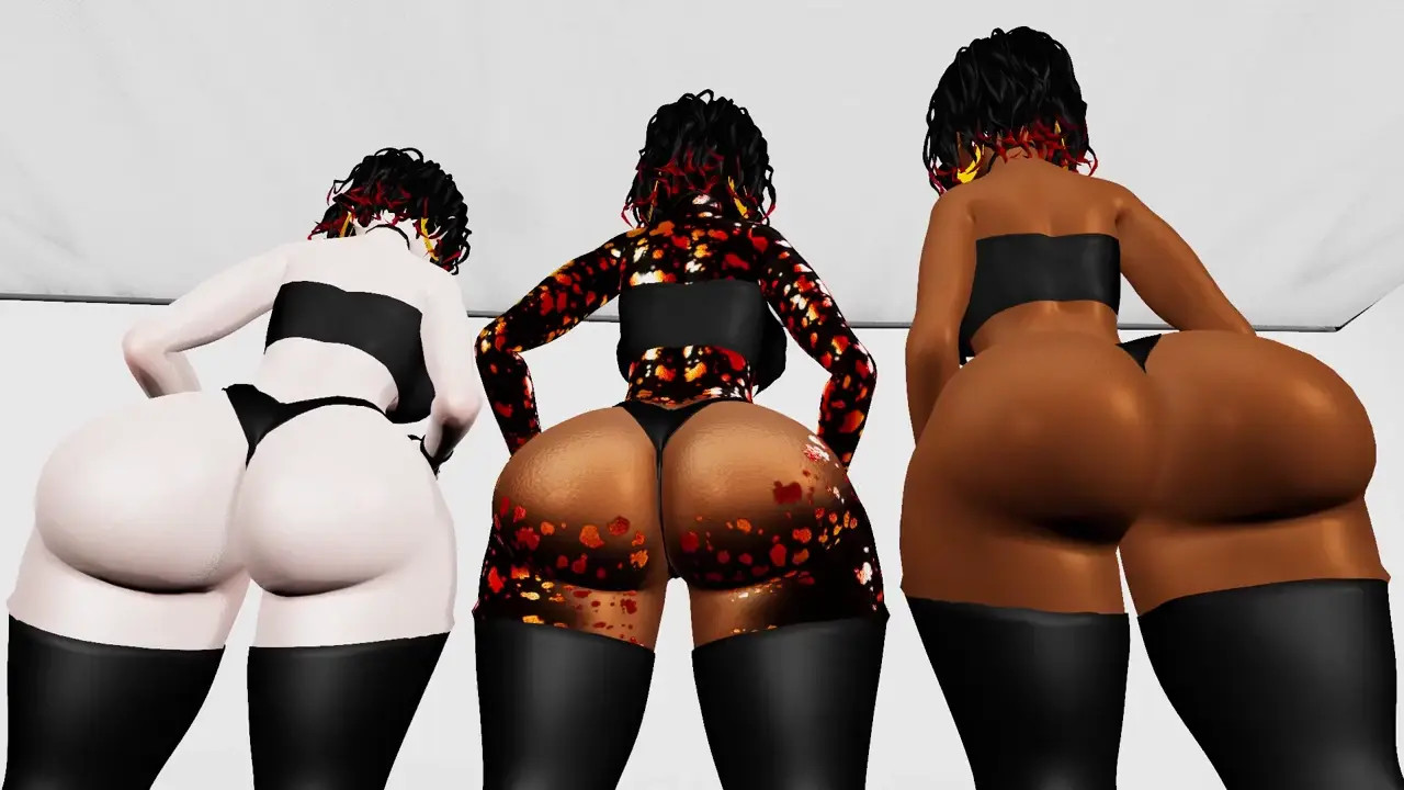 VRCHAT Triple Booty Shake