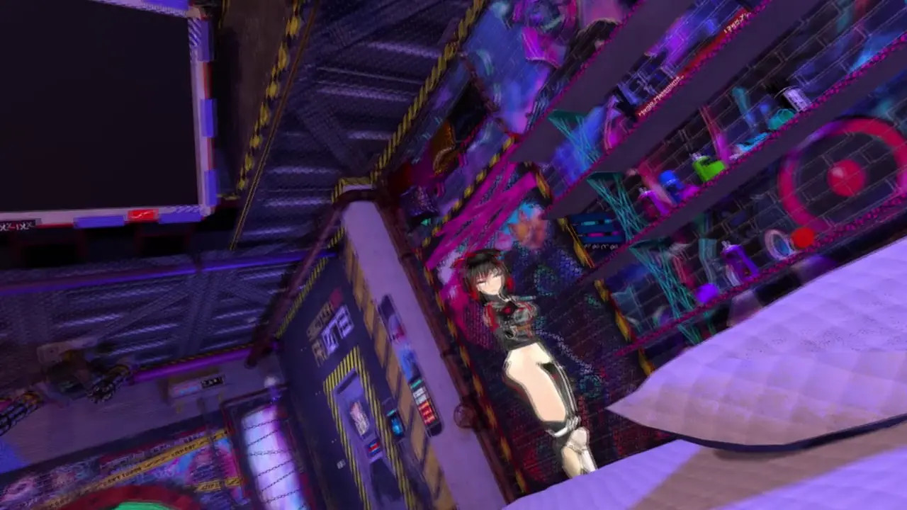 VRCHAT Cyberpunk Facesitting POV