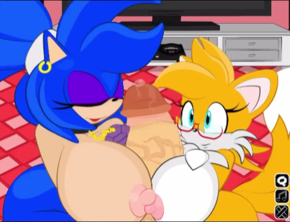 Fem Sonic and tails fucked