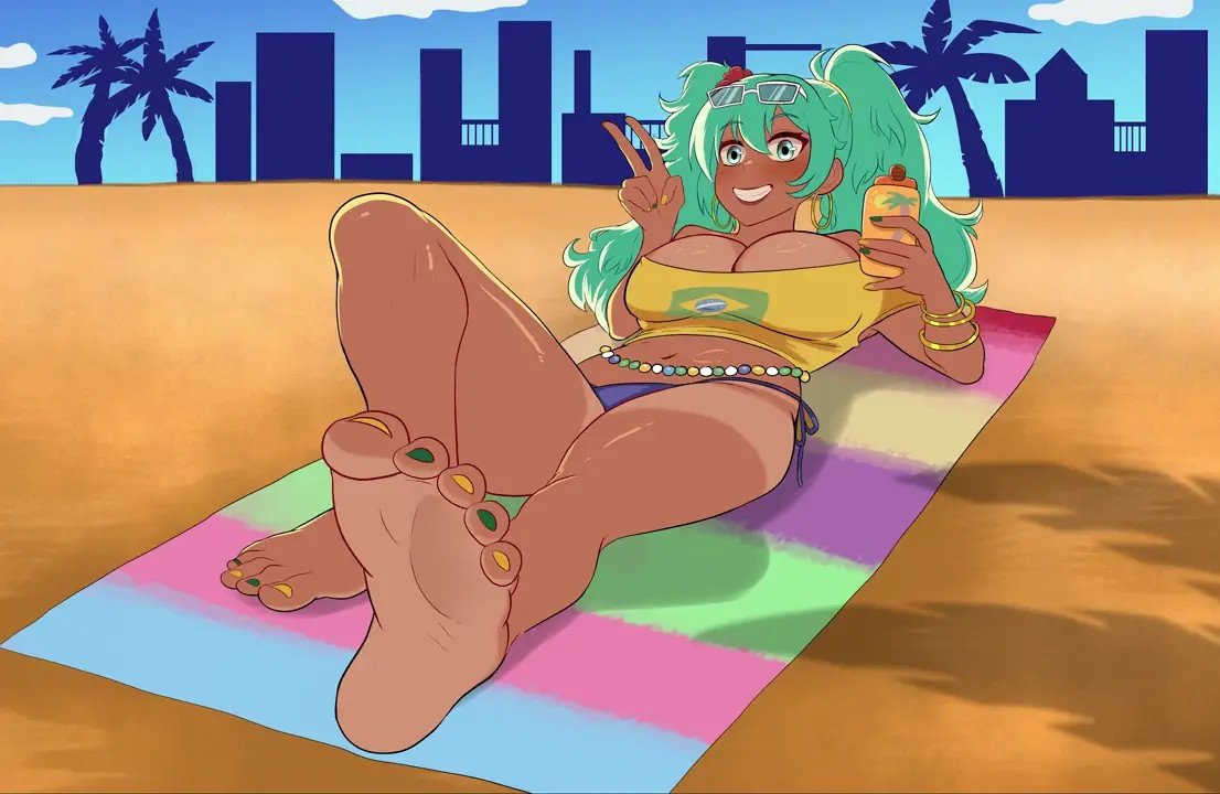 [artofadam8] Brazilian Hatsune Miku