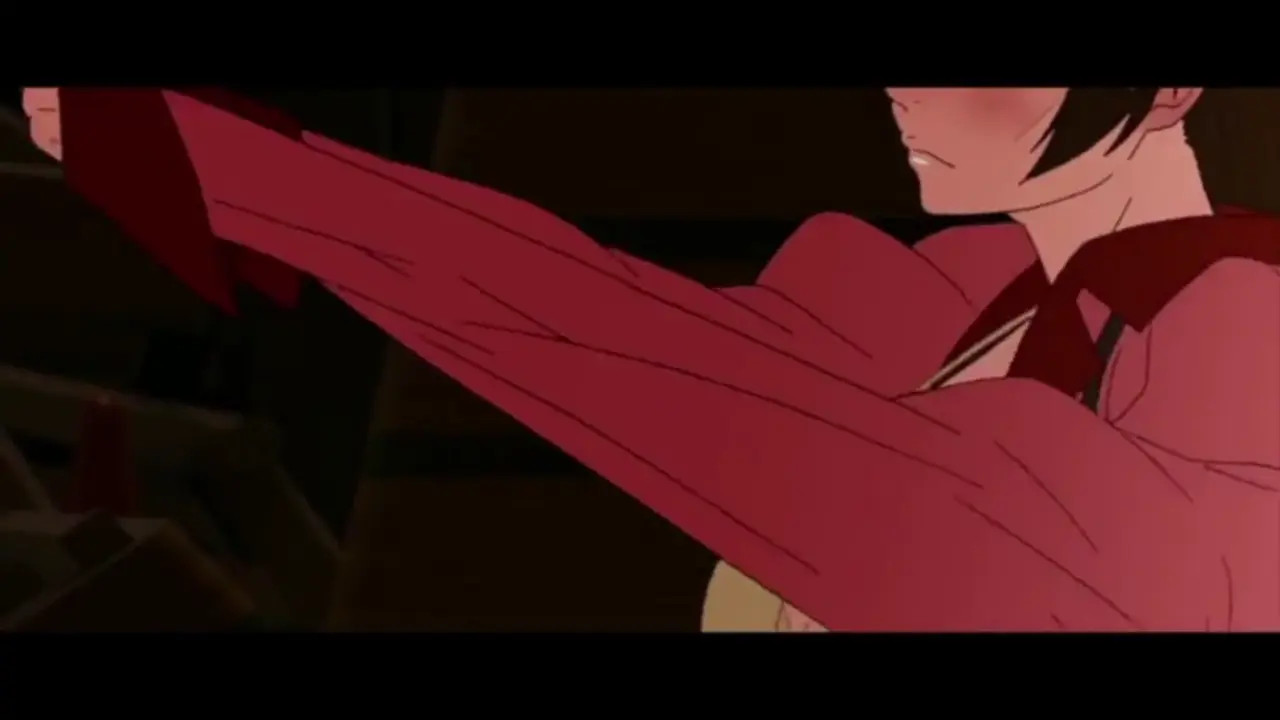 Hanekawa needs a shoulder massage