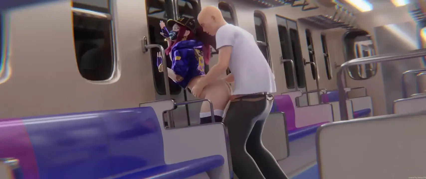 Akali fucked in the subway (alternative ver.) [shir0qq]