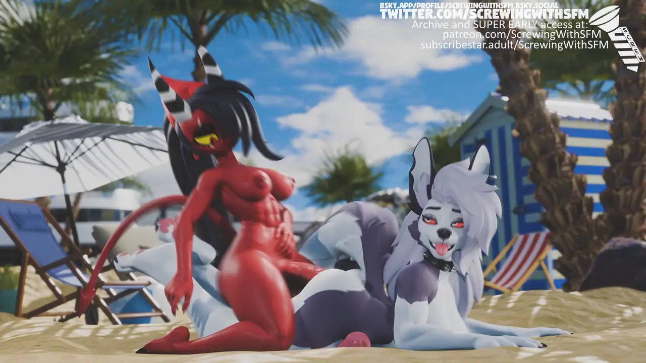 Beach Day For Two Friends ;) [ScrewingwithSFM]