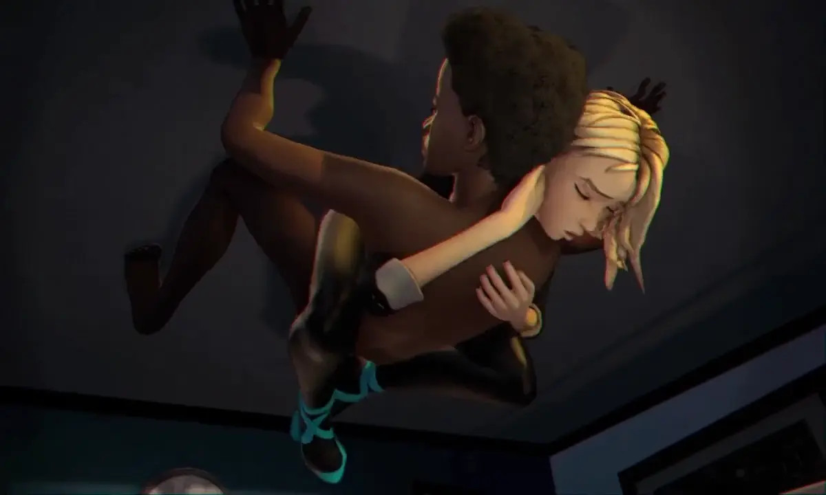 Gwen and Miles ceiling sex