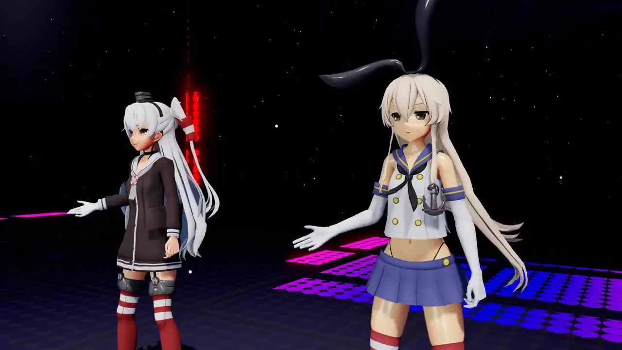 Shimakaze & Amatsukaze - Chocolate Cream [MMD R18] west4826