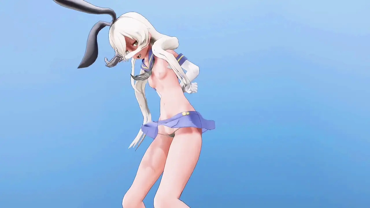 Shimakaze - Vanilla (Pussyjob Ver.) [MMD R18] Funny2517
