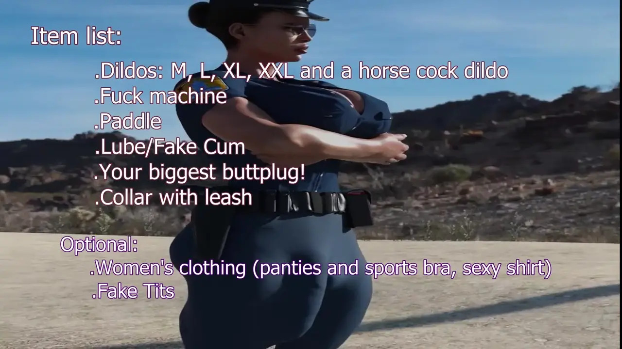 Futa cops arrest you again without parole! Hentai / Futa Anal -  JOI