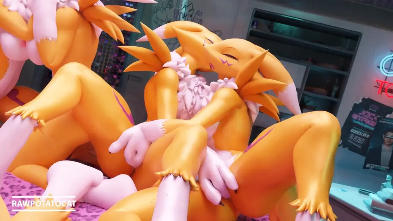Krystal And Renamon