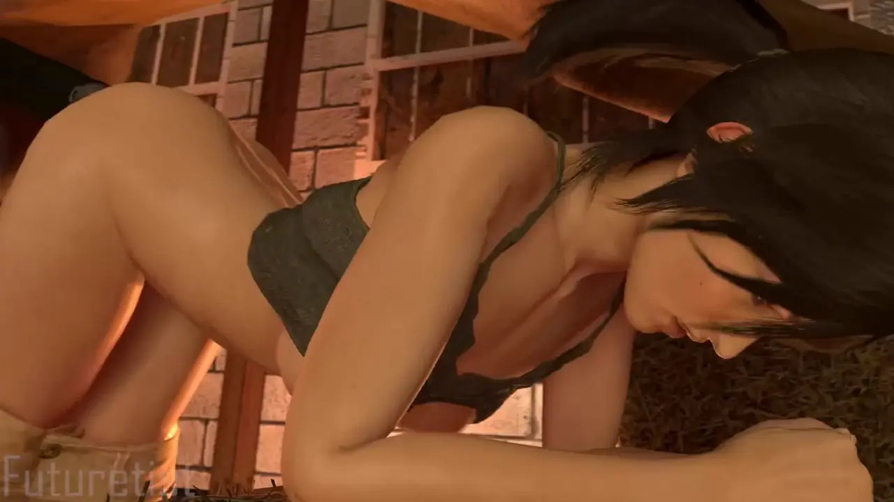 Lara Croft fucked in the ass by a horse