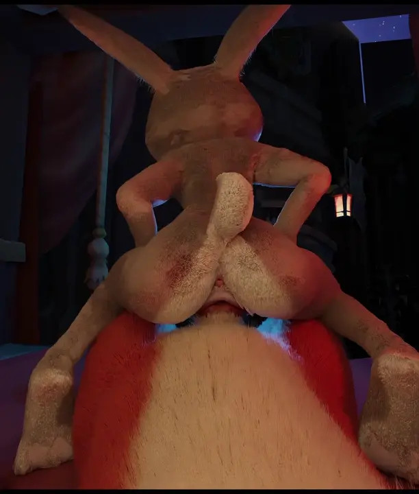 Judy Hopps tries reverse cowgirl on Nick
