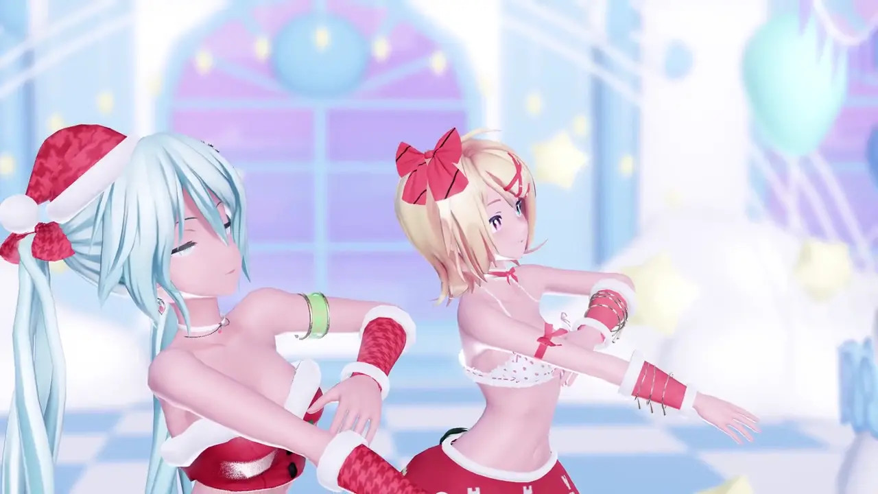 [4kmmd]Miku Rin Strobo Nights