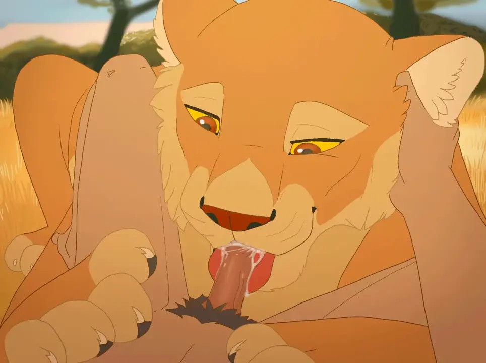 Lion BJ by feral frenzy (edited)