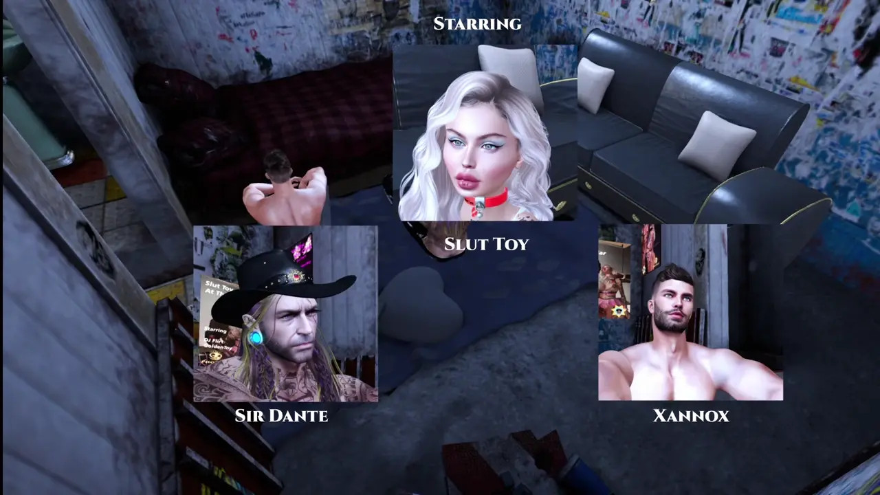 Ménage à Slut Toy