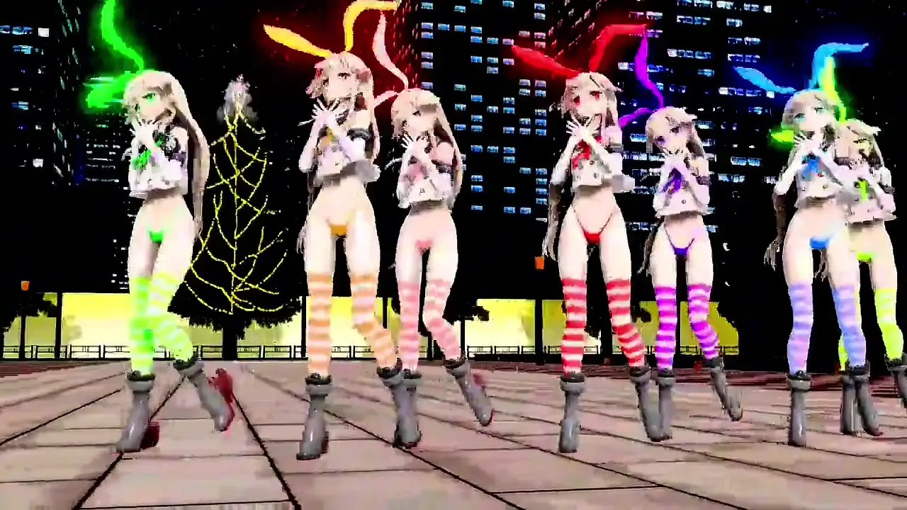 Shimakaze x7 - Persecution Complex Cellphone Girl [MMD R18] RubyMMD