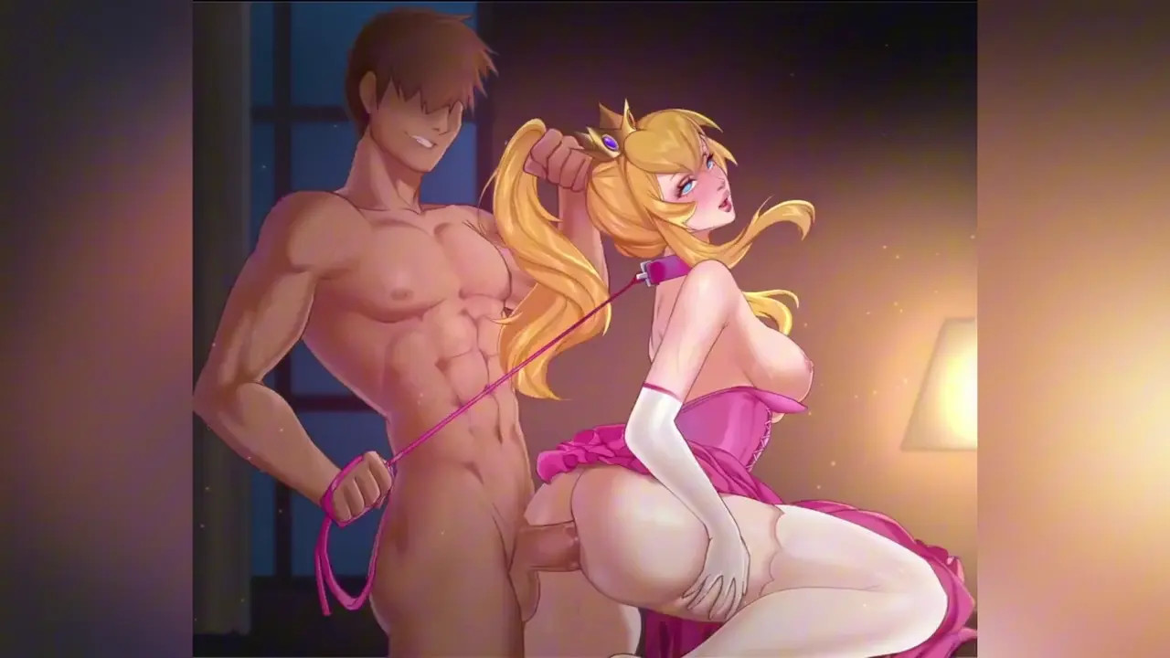 R18 Animation Dub: Peach & Bowsette Getting Fucked