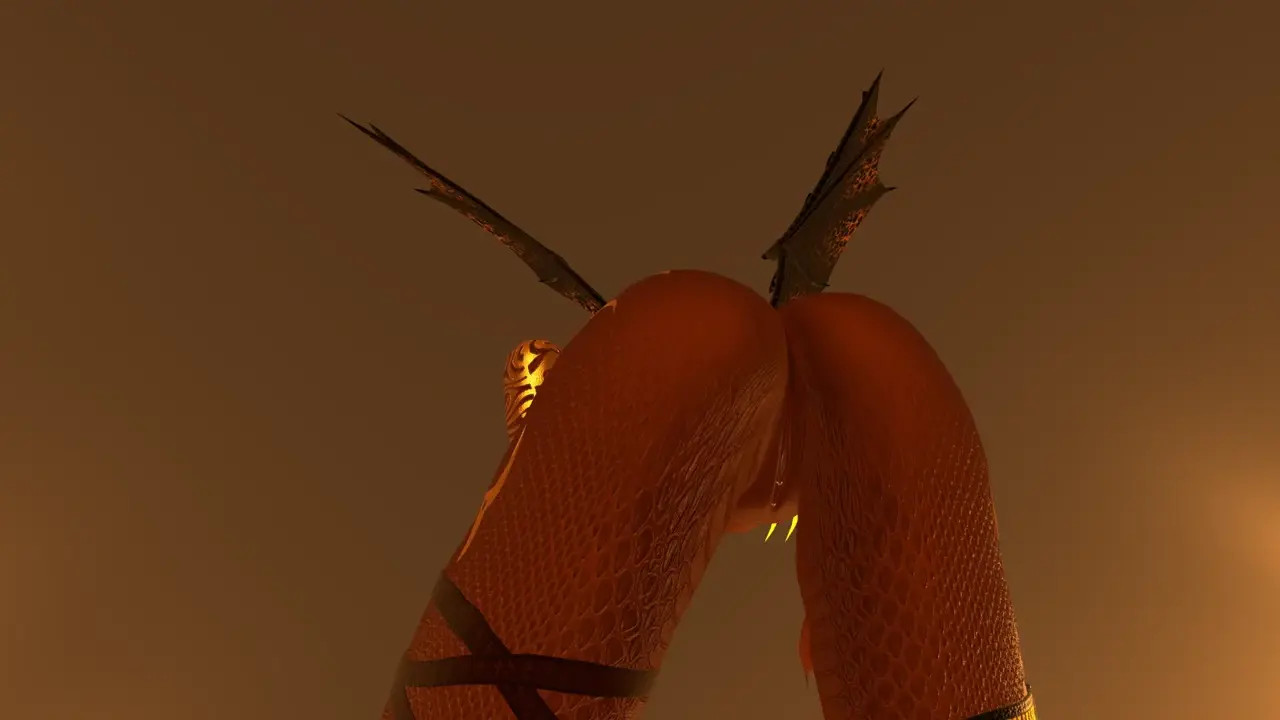 VRCHAT Nude Succubus Facesitting POV