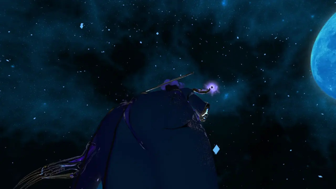 VRCHAT Blue Goddess Facesitting POV