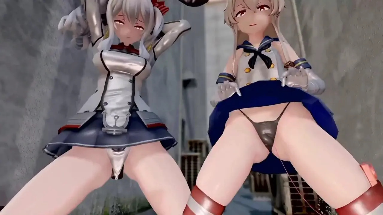 Shimakaze & Kashima - Testing Vibrators [R18] Aobee