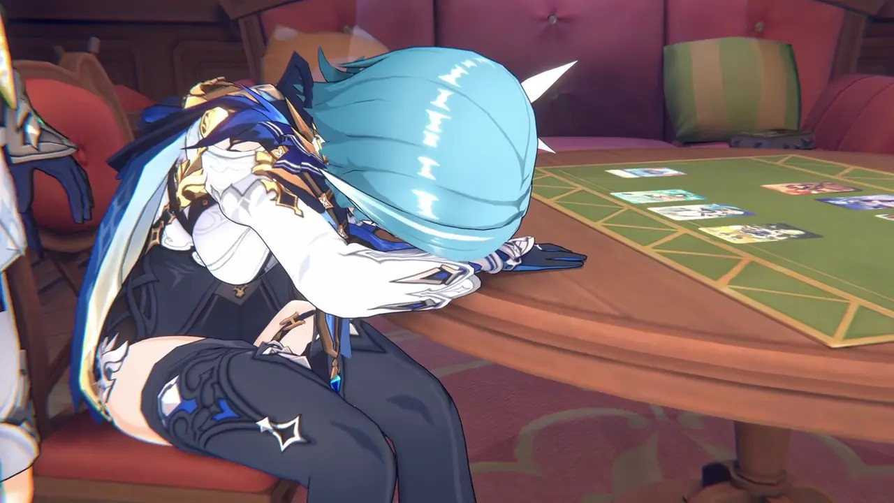 [Lyusfyuring][4K] Eula Falls Asleep