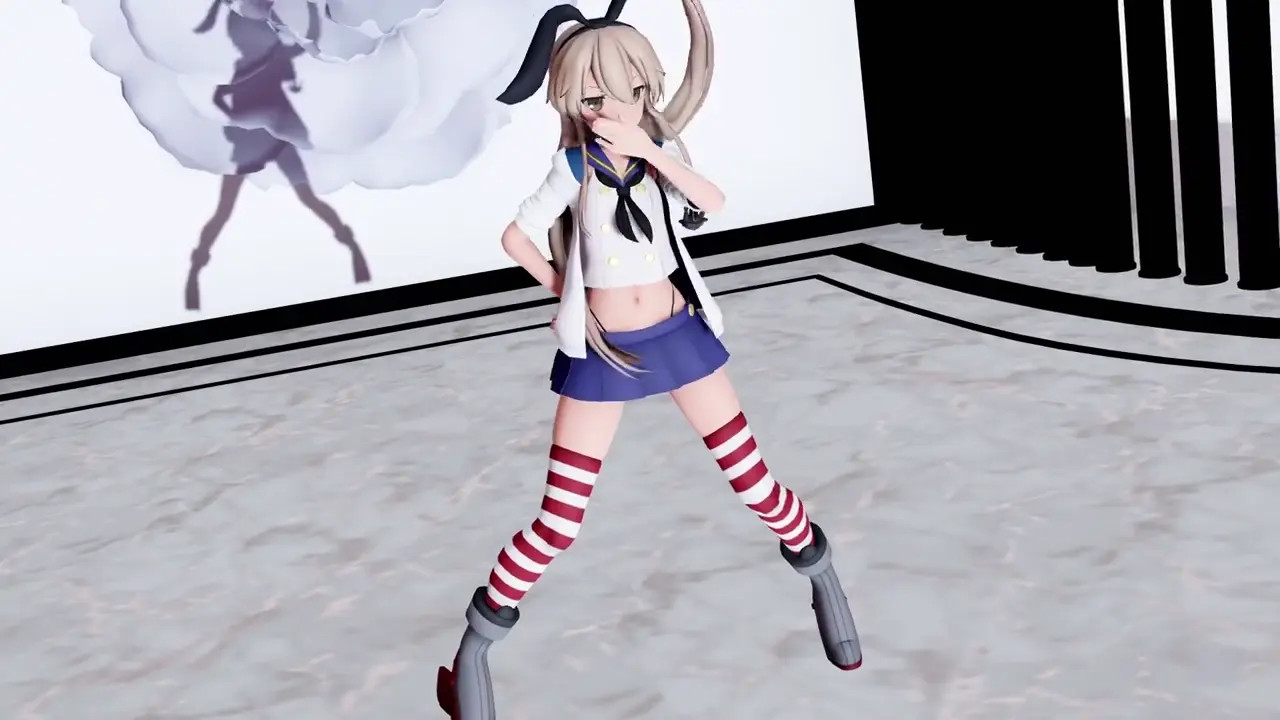 Shimakaze - Donut Hole [MMD R18] Snow VR