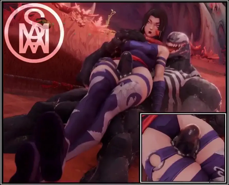 Psylocke X Venom Thighjob