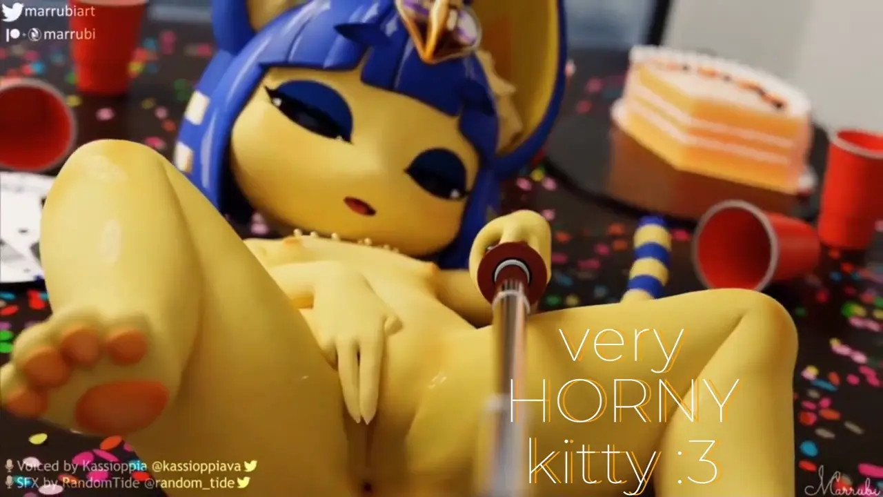 Marubi Ankha Blacked kitty Hmv