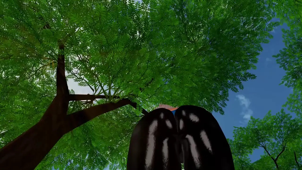 VRCHAT Amanda Facesitting in Yoga Pants POV