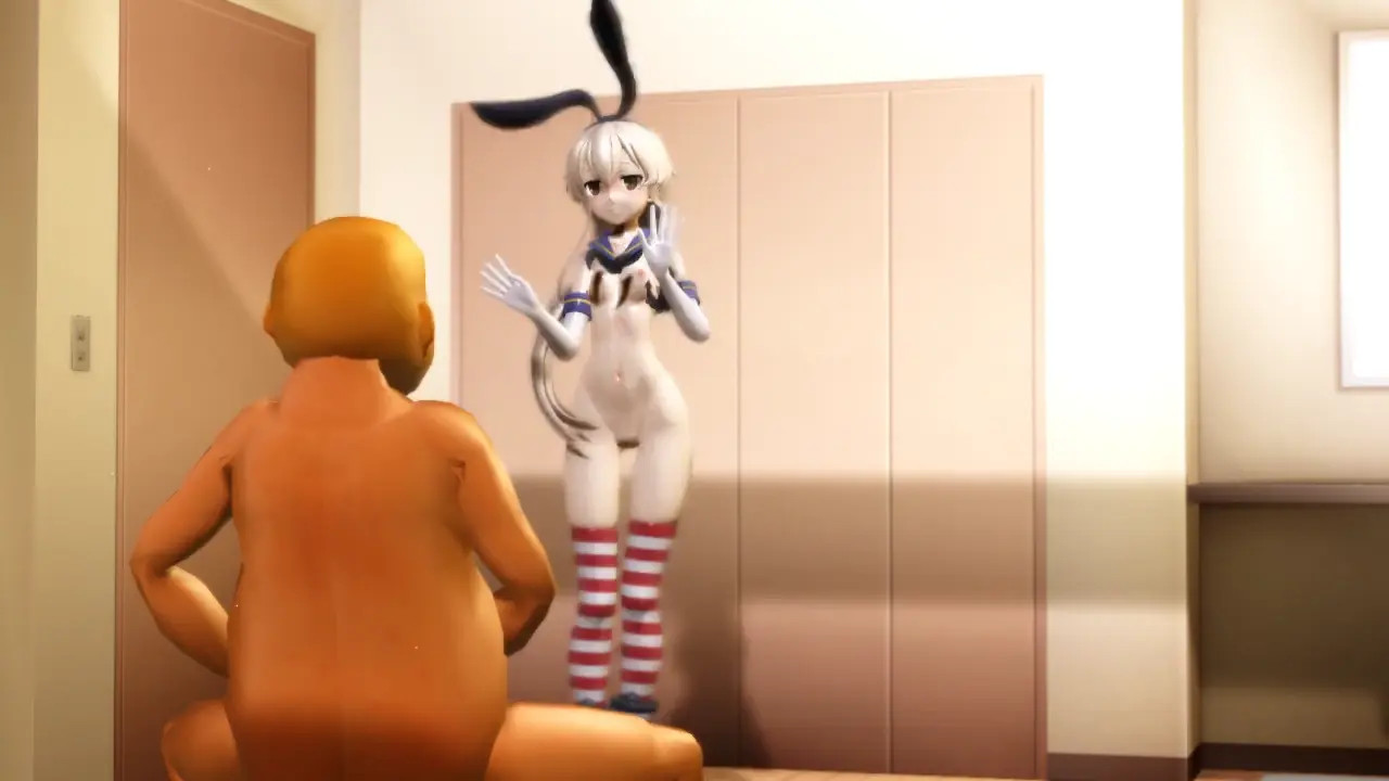 Shimakaze - Love Will Surely Skyrocket [MMD R18] Carbonized Eye