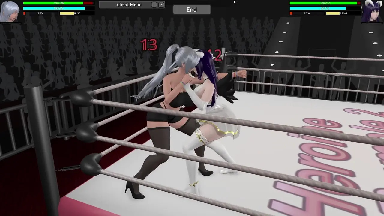 Heroine Rumble 2 Minerva vs Futa Albedo