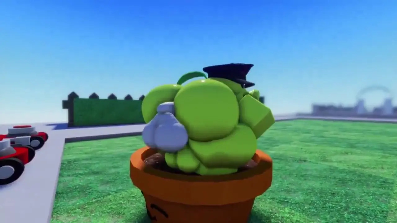 Peashooter has his ass pounded by a big penis! ( Avewagetrashuwu )