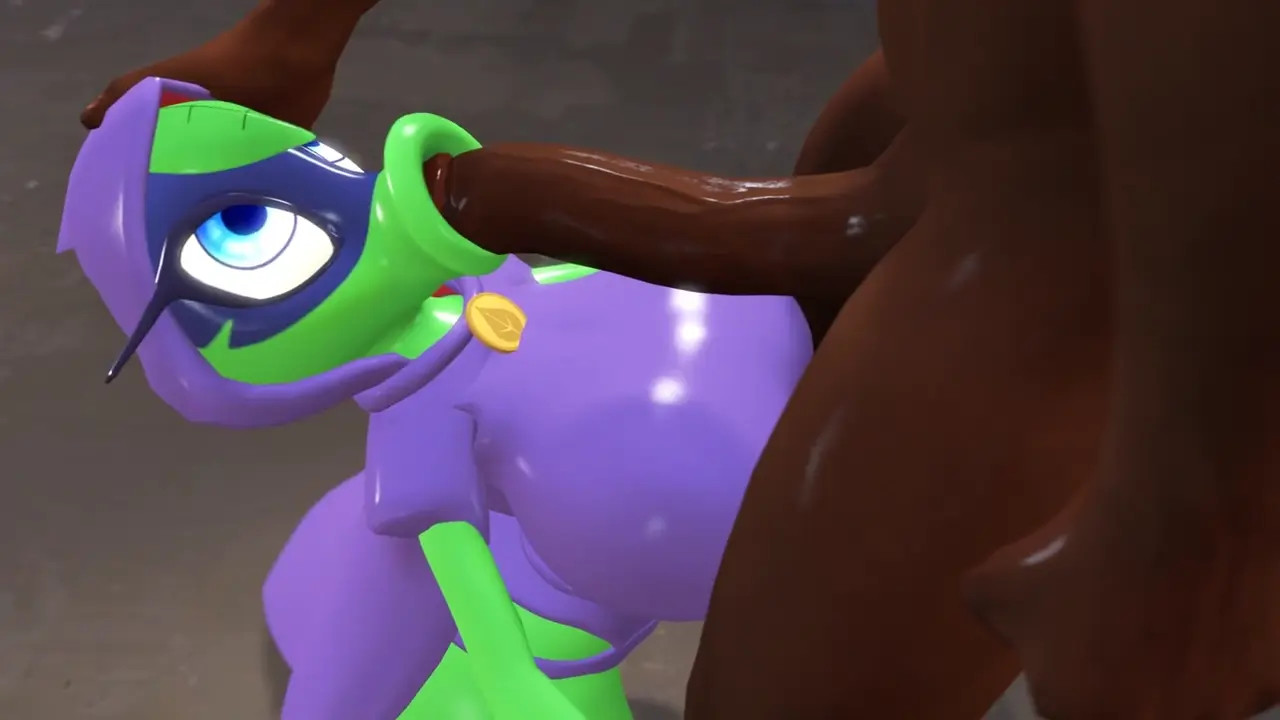 Green Shadow sucking on long BBC