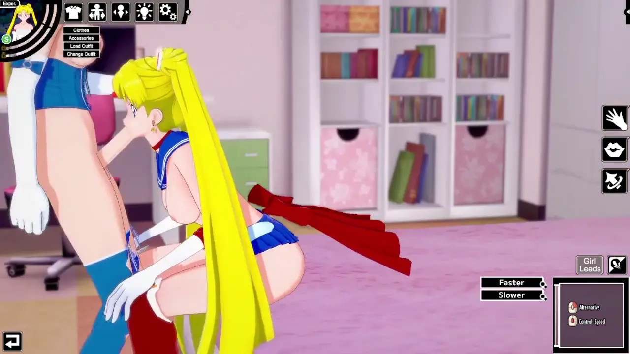 sailor moon Moon and Mercery futa sex