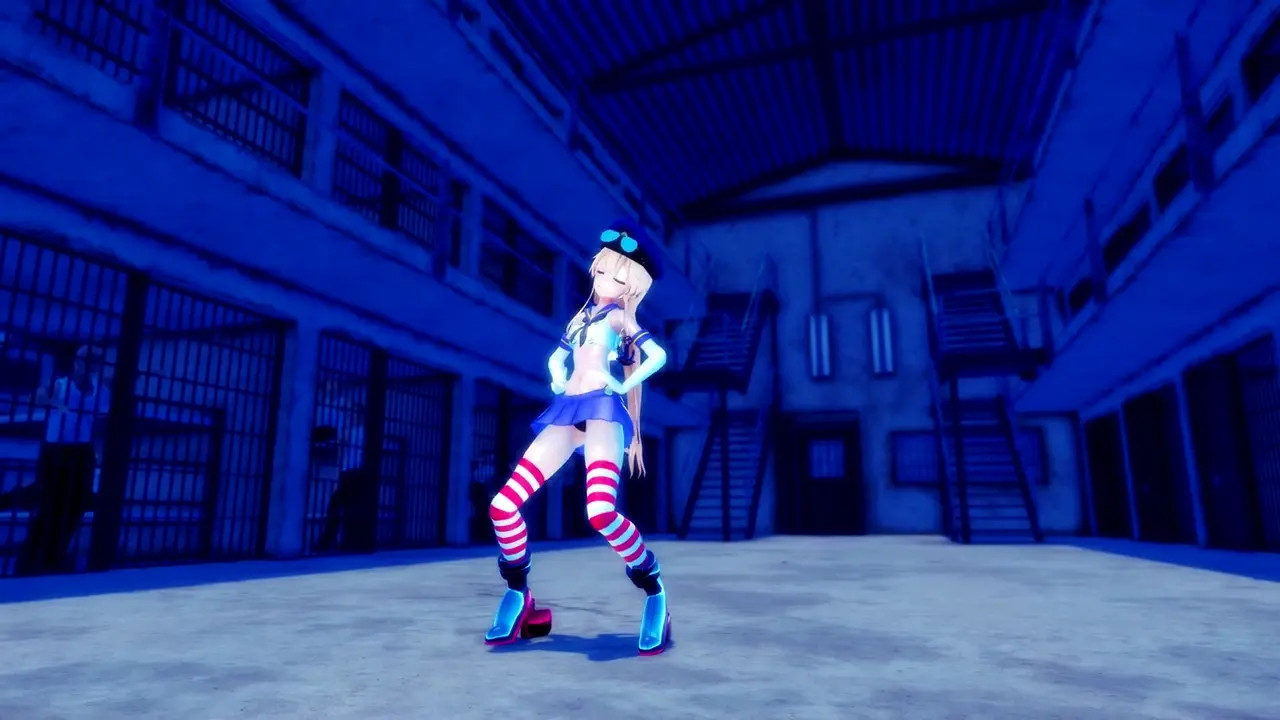 Shimakaze - Up and Down [MMD R15] Hamselvish