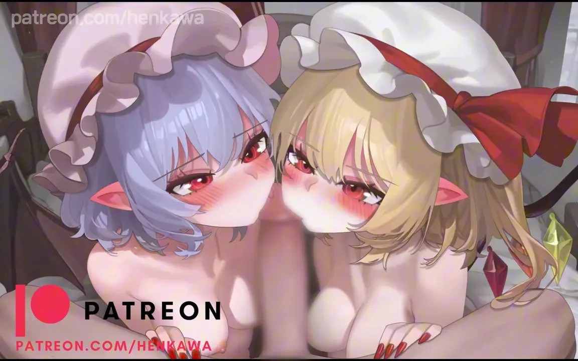 Flandre scarlet & Remilia scarlet Touhou 3P