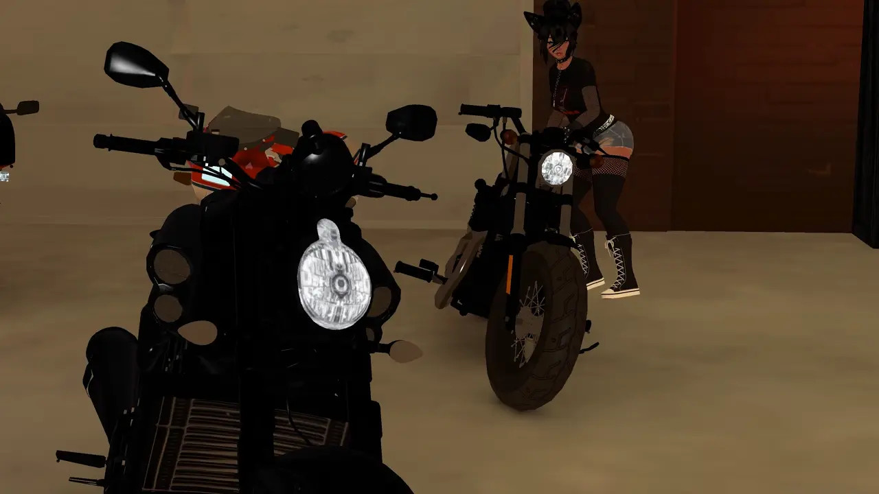 VRCHAT Biker Kiyomi Facesitting 4k