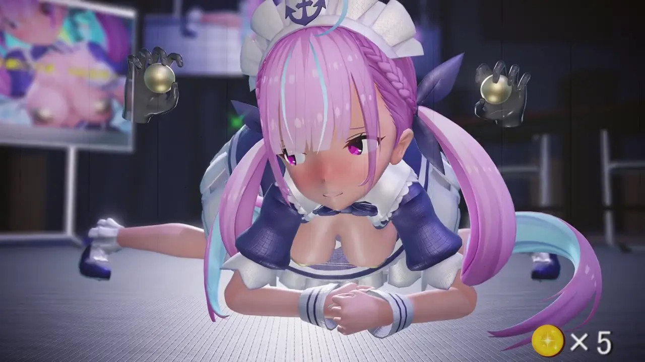 [4kmmd]Minato Aqua Deep Blue Town