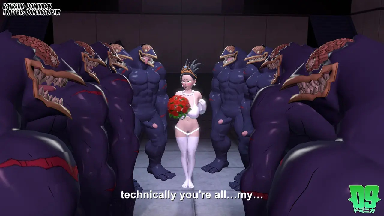 Nomu has a Wedding Gangbang with all of her Nomu