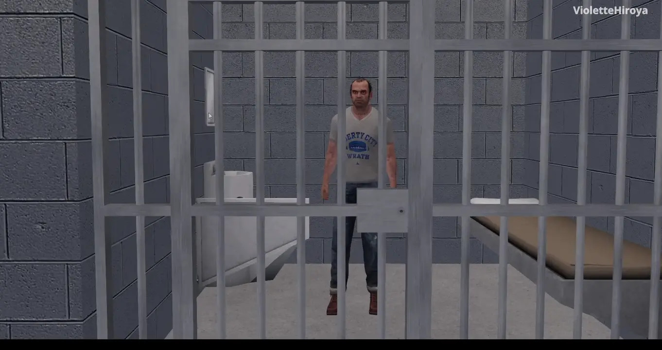 Trevor's Prison Break: Girlfriend's XXX Plan