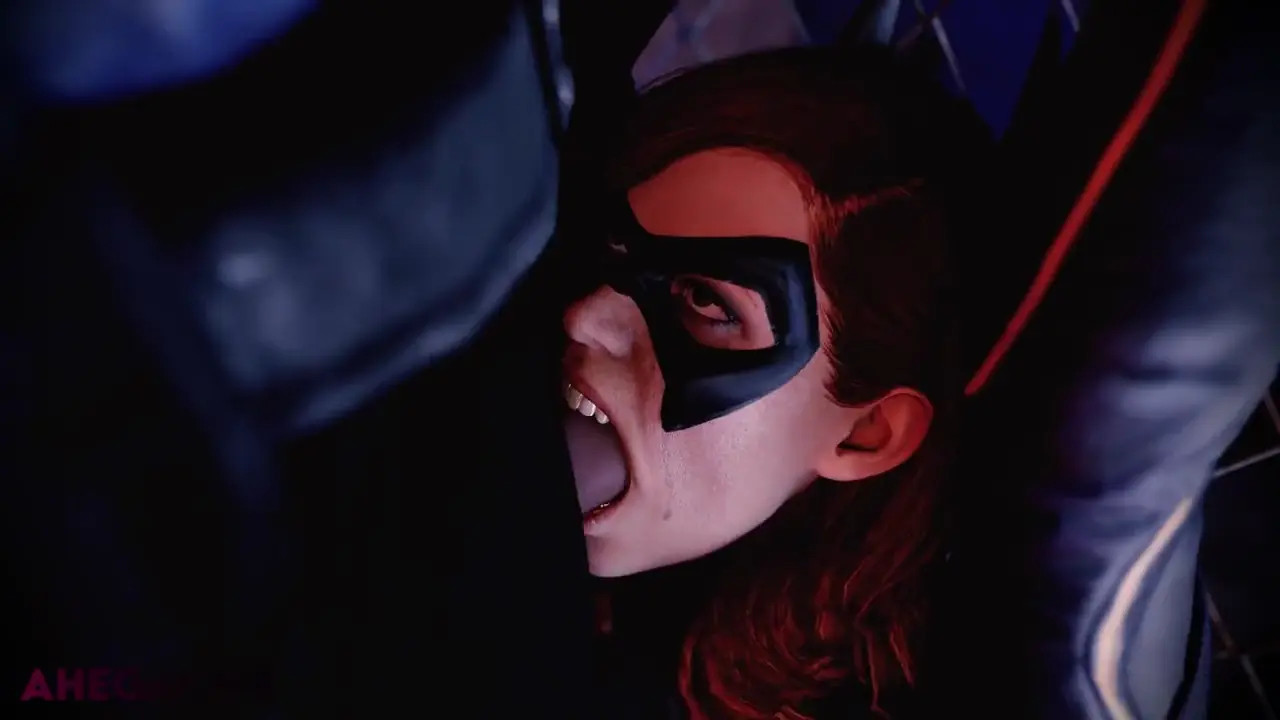 Batgirl gets a face full