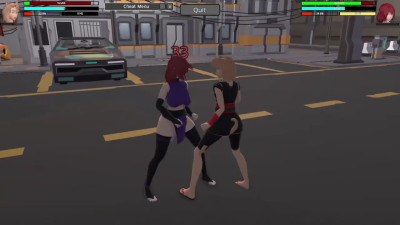 HRSL: Aria vs Elaine Street Fight