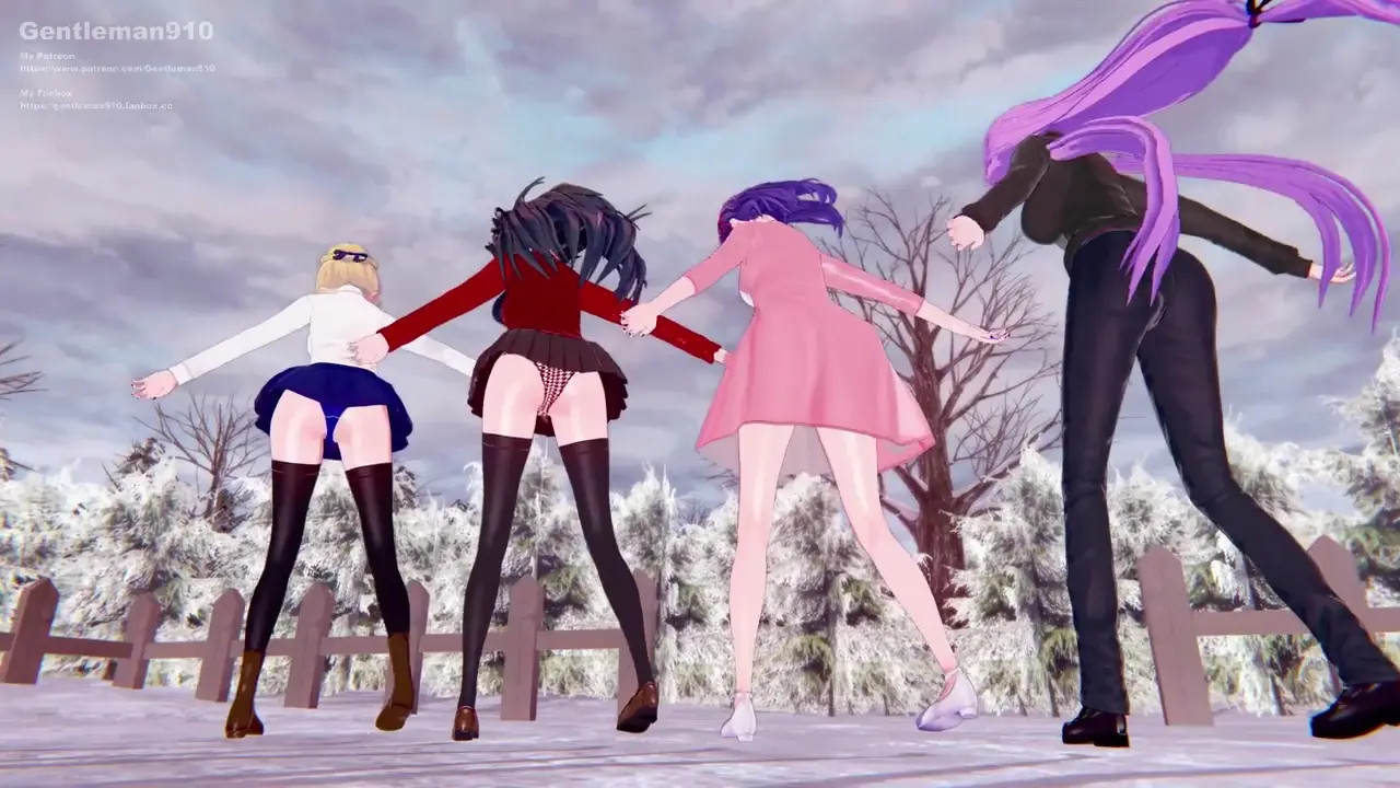 [KKS/MMD] [WiggleWiggle] Medusa, Sakura Matou, Rin Tohsaka, Saber [Fate/StayNight]