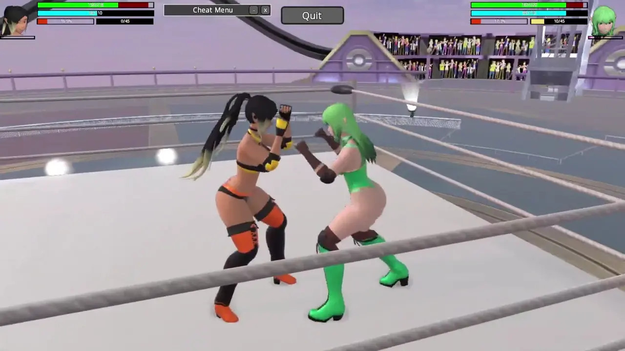 HRSL: Miss Gasm vs Lyna Traditional Match