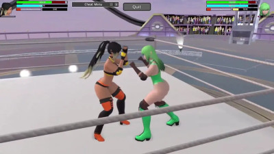 HRSL: Miss Gasm vs Lyna Traditional Match