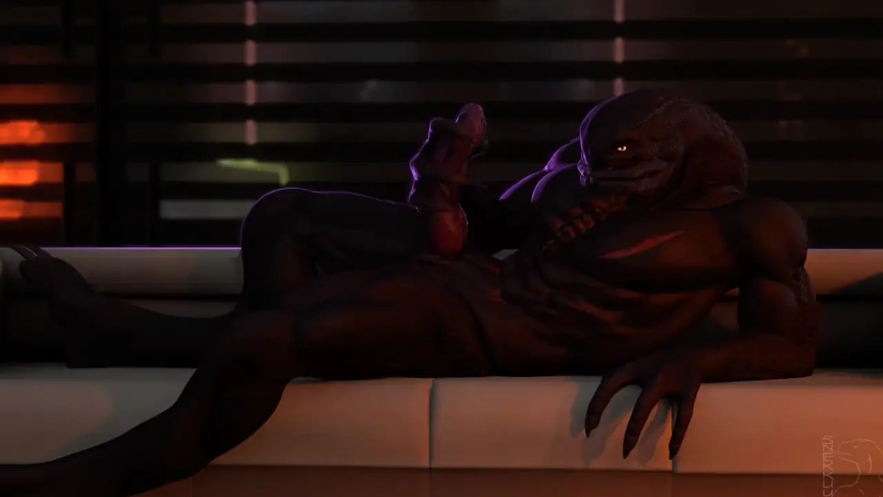 Sangheili masturbation [Snekkuu]