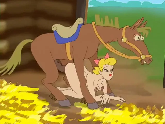 Blonde and Horse