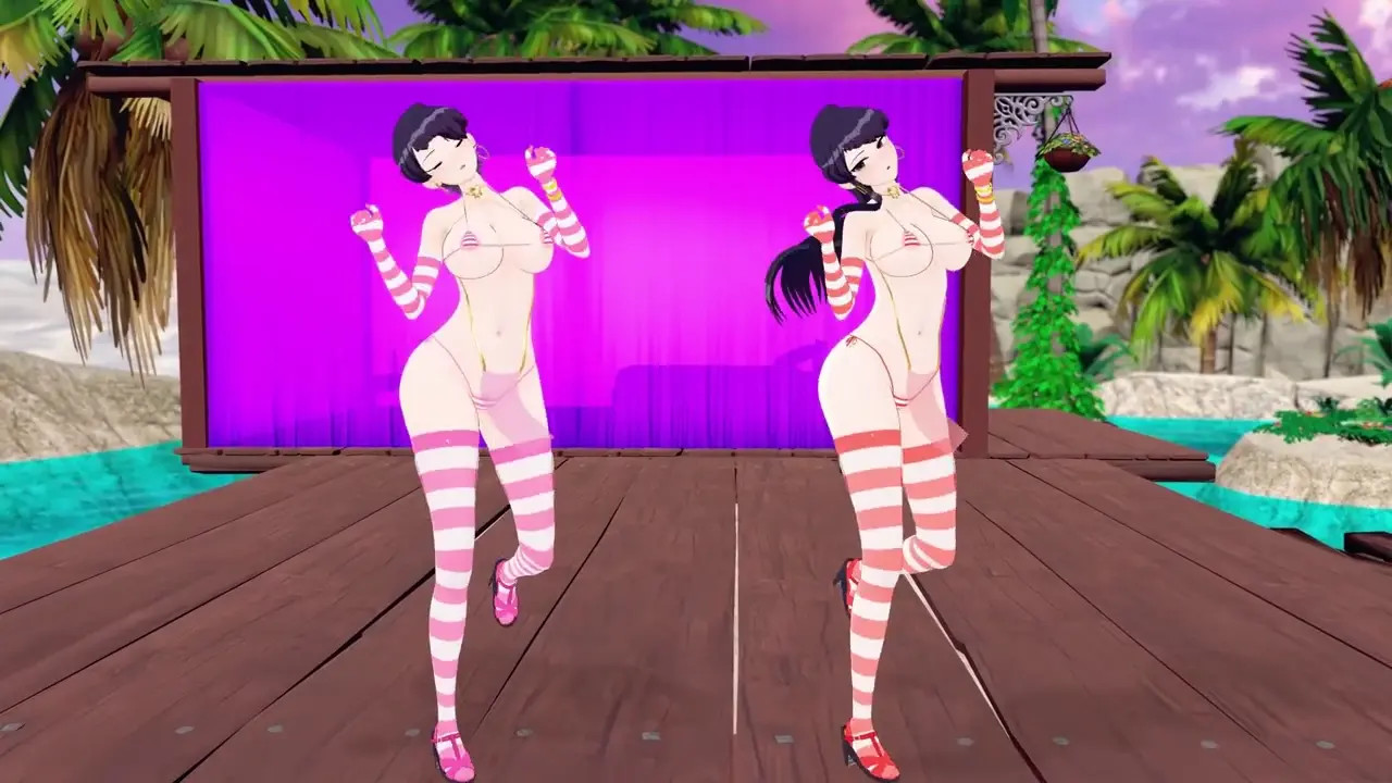 [NTR sex+dance] Komi silhouette sex dance - Shhh (mmdbug)