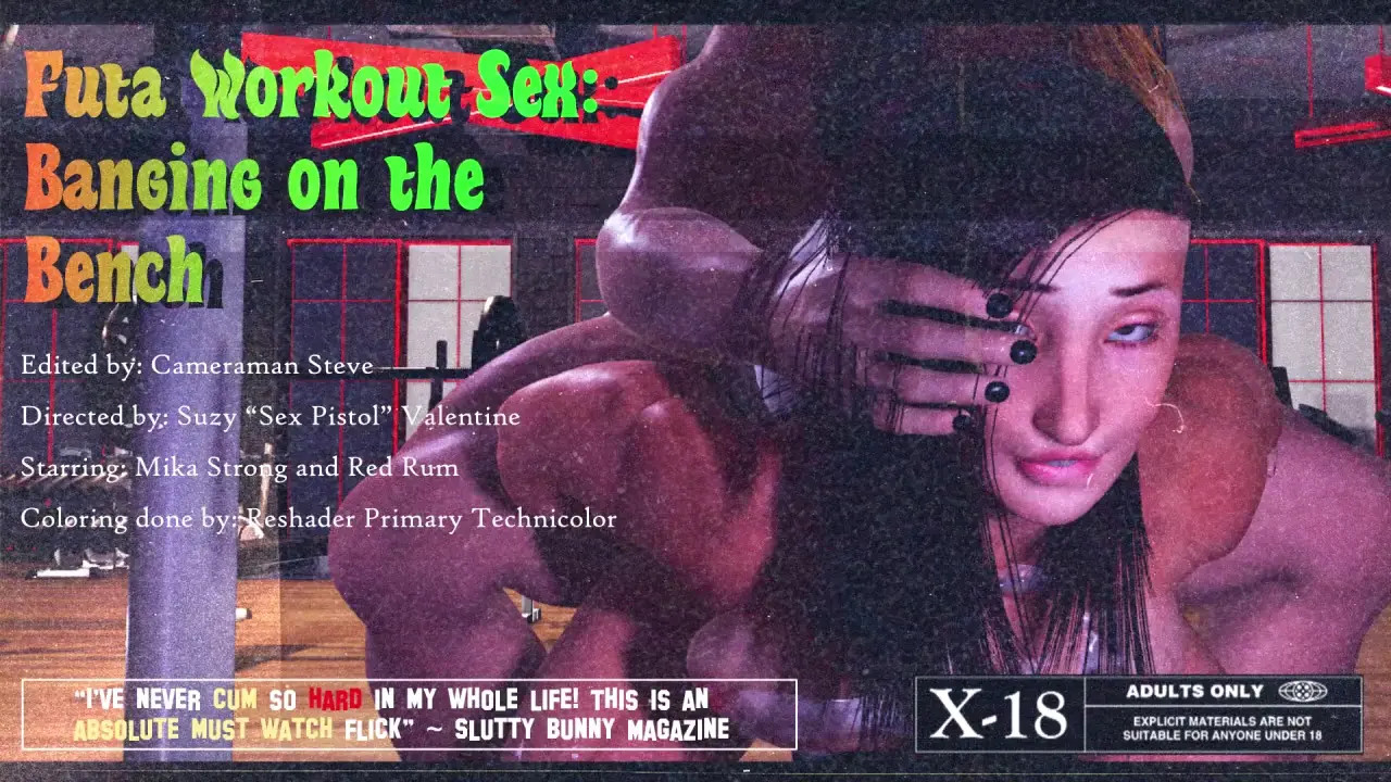 Futa Workout Sex: Banging on the Bench [PMV]