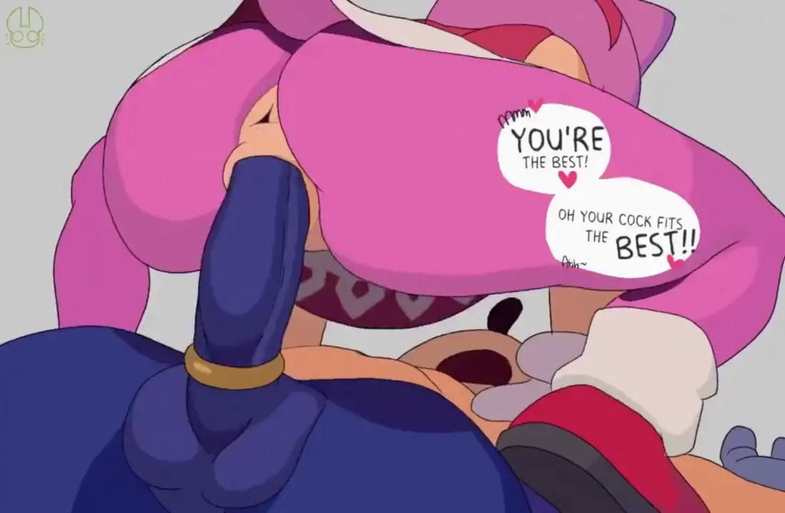 Amy Riding Sonic