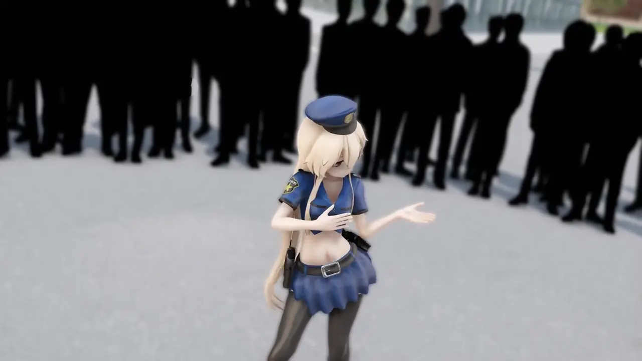 Shimakaze - Girls (dance masturbation) [MMD R18] inujapan2000