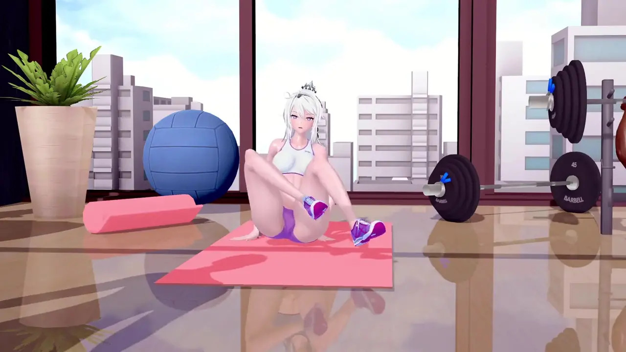 Kiana and Durandal Gym Sex